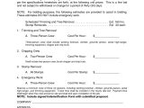 Tree Trimming Proposal Template 10 Best Images Of Tree Removal forms Tree Removal