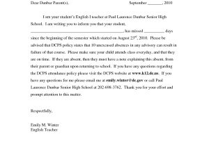 Truancy Letter Template 10 Best Images Of School attendance Letter Template