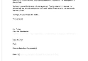 Truancy Letter Template School Letter Templates 8 Free Sample Example format