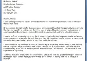 Truck Driver Cover Letter No Experience Truck Driver Cover Letter Sample Resume Downloads