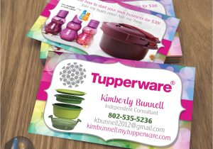 Tupperware Business Cards Template Tupperware Business Cards Style 4 Kz Creative Services