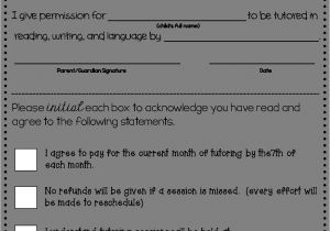 Tutoring Contract Template Free Tutoring forms Tips Blog Posts Out Of This World