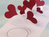 Twisting Hearts Pop Up Card Template Heart Pop Up Card Template Free Gallery Professional