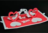 Twisting Hearts Pop Up Card Template Hugs and Keepsakes Create A Valentine 39 S Day Pop Up Card