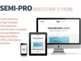 Twitter Bootstrap Email Template Semi Pro Bootstrap 3 Portfolio theme Bootstrap themes