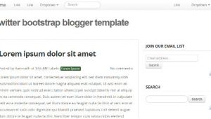 Twitter Bootstrap Email Templates Bootstrap Blogger Templates
