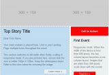 Two Column Responsive Email Template Responsive HTML Email Templates