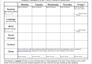 Type On Calendar Template 6 Homework Calendar Template Sampletemplatess