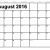 Type On Calendar Template Blank Calendar Template 2016 that You Can Type In