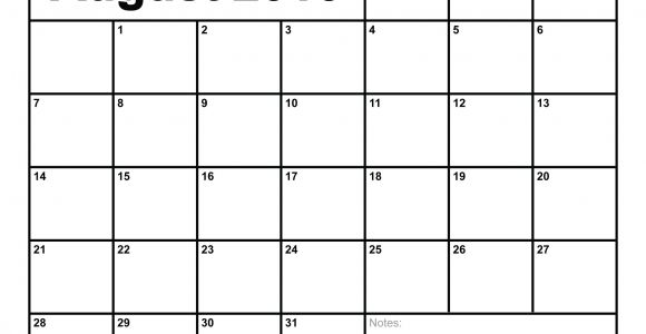 Type On Calendar Template Blank Calendar Template 2016 that You Can Type In
