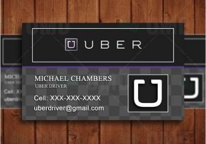 Uber Business Card Template Download Uber Business Card Driver Marketing by Creativeetsydesigns