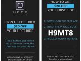 Uber Business Card Template Download Uber Referral Cards Taxi Driver Voucher with Code