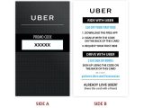 Uber Driver Business Card Template Refer New Uber Drivers and Riders with Business Cards