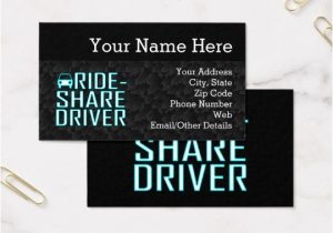 Uber Driver Business Card Template Ride Share Driving Uber Driver Rideshare Business Card