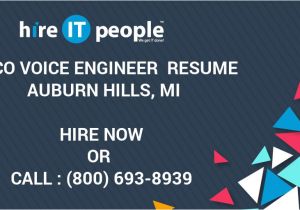 Ucce Engineer Resume Cisco Voice Engineer Resume Auburn Hills Mi Hire It