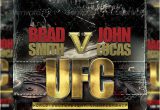 Ufc Poster Template Kickboxing Poster Psd Dondrup Com