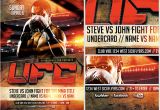 Ufc Poster Template Ufc Style Fight Night Flyer Template Flyerheroes