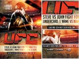 Ufc Poster Template Ufc Style Fight Night Flyer Template Flyerheroes