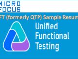 Uft Sample Resume Uft Sample Resume software Testing