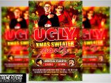 Ugly Sweater Party Flyer Template Ugly Christmas Sweater Party Flyer Flyer Templates