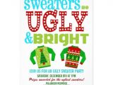 Ugly Sweater Party Flyer Template Ugly Christmas Sweater Party Flyer Invitation Templates