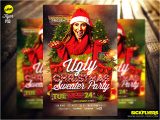 Ugly Sweater Party Flyer Template Ugly Christmas Sweater Party Flyer Template Psd by