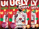 Ugly Sweater Party Flyer Template Ugly Christmas Sweaters Party Premium Flyer Template