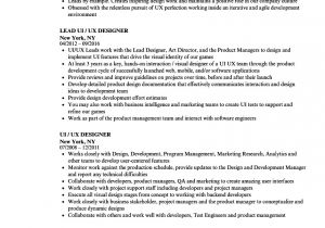 Ui Designer Resume Sample Ui Ux Designer Resume Samples Velvet Jobs