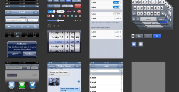 Uikit Templates An Ios 6 Uikit Template for Sketch App Bryan Clark