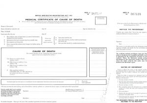 Uk Death Certificate Template Death Certificate Uk Certificates Templates Free