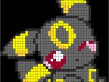 Umbreon Pixel Art Template Pokemon Adorable Umbreon Perler Bead Pattern Bead
