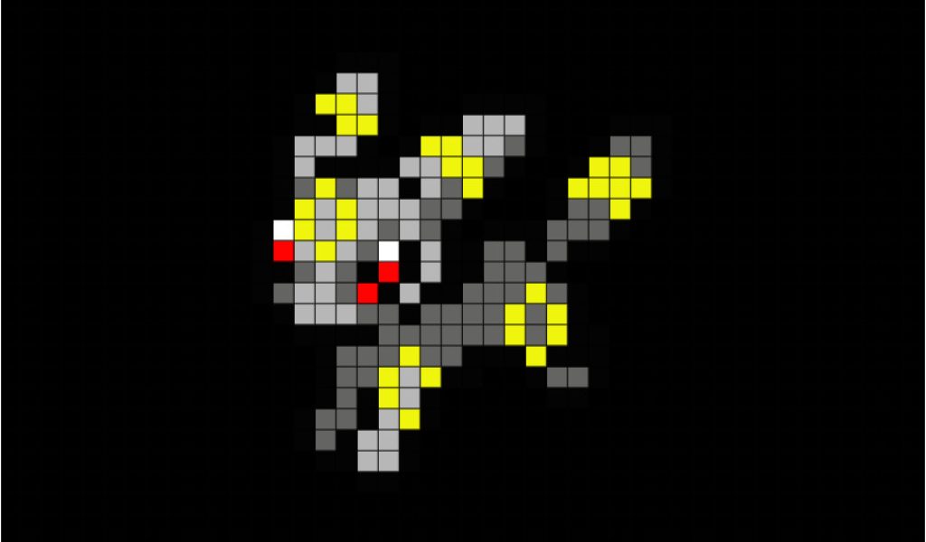 Umbreon Pixel Art Template Umbreon Pixel Art Brik | williamson-ga.us