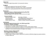 Undergraduate Engineering Resume 10 Mechanical Engineering Resume Templates Pdf Doc