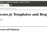 Underscore.js Template Underscore Javascript Templates