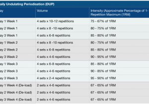 Undulating Periodization Template Daily Undulating Periodisation Dup 101 Jc Fitness