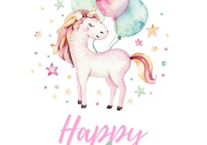 Unicorn Happy Birthday Card Printable Unicorn Party Free Printables Sa Odkie Rysunki Ilustracje