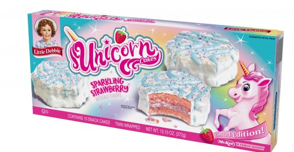 Unicorn Wrapping Paper Card Factory Little Debbie Unicorn Cakes Strawberry 10 Count 13 10 Oz