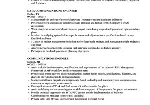 Unified Communications Engineer Resume Communications Engineer Resume Samples Velvet Jobs