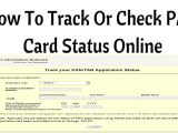 Unique Acknowledgement Number for Pan Card Ration Card Status by Acknowledgement Number