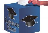 Unique Card Boxes for Graduation Club Pack Of 6 Cobalt Blue Congrats Grad Decorative