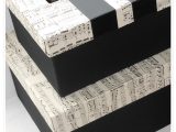 Unique Card Boxes for Graduation Vintage Sheet Music Wedding Card Box Custom Made In Your