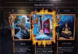 Unique Card From Baron Witcher 3 Help Picking One Of This Golden Cards From A Keg which One