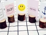 Unique Card Holders for Weddings 10pcs Wood Card Number Holder for Birthday Wedding Party Table Name Card Holder