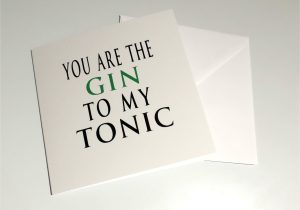 Unique Card Ideas for Boyfriend Etsy Shop Gin Card Gin Valentines Card Gin Card for Her