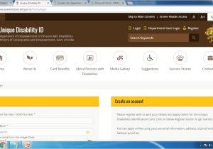 Unique Disability Id Card India India Apply for Disability Card Unique Disability Identity Card Udid In Engllish