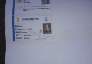 Unique Disability Id Card Uses Collector District Magistrate Ganjam On Twitter Yes Sir