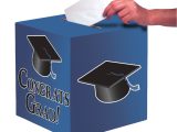 Unique Graduation Card Box Ideas Club Pack Of 6 Cobalt Blue Congrats Grad Decorative