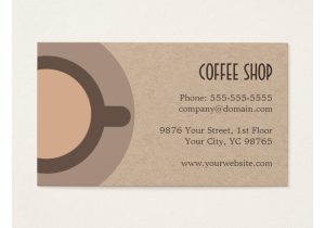 Unique Name for Card Shop Simple Unique Kraft Loyalty Card Coffee Shop Zazzle Com