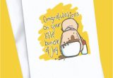 Unique New Baby Card Congrats New Baby Card Little Bundle Of Joy Baby Card Funny Baby Card Congratulations Baby New Parents