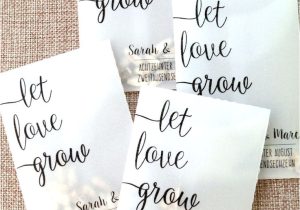 Unique Things to Write In A Wedding Card Sua E Verpackung Fur Blumensamen Als Gastgeschenk Jetzt In